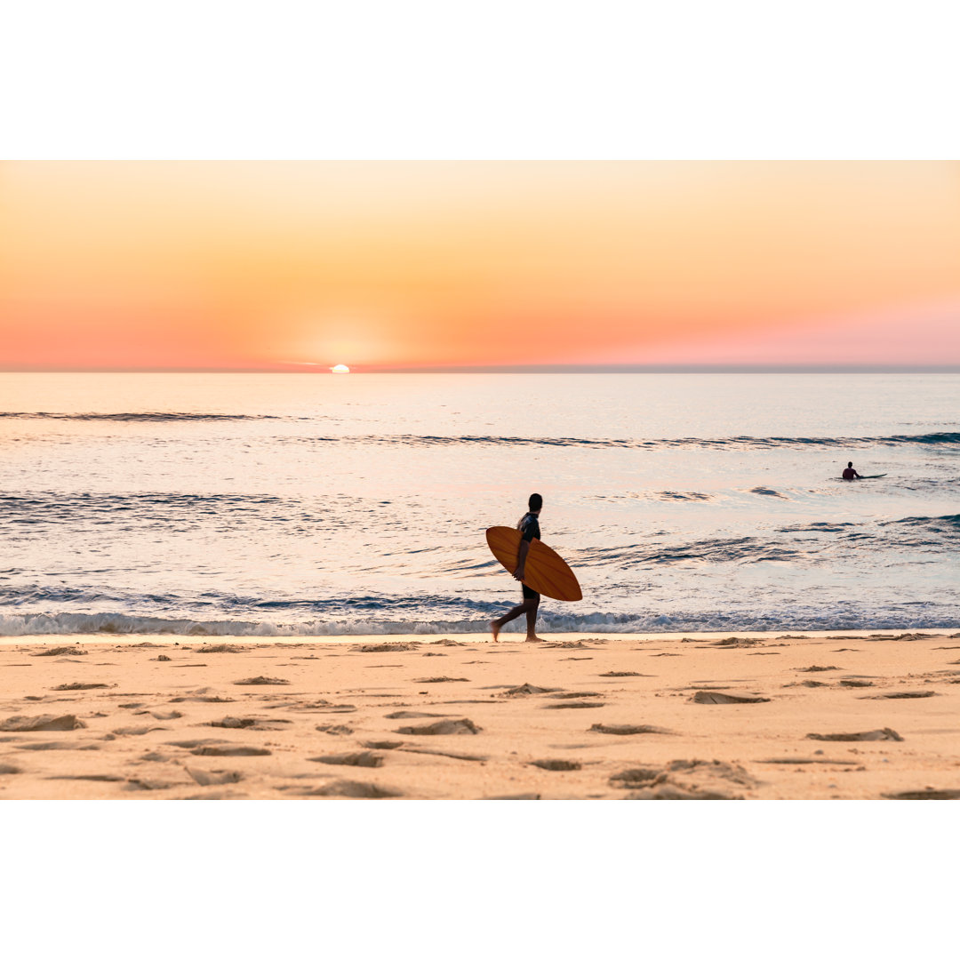 Sonnenuntergang auf dem Meer - Leinwandbild