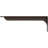 2"W x 20"D x 6 1/2"H Embrey Steel Bracket, Hammered Brown-89194588-64105831