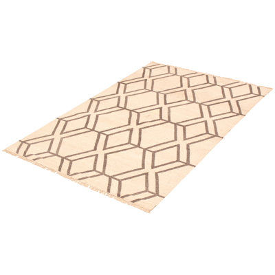 Helin Wool Geometric Indoor Rug