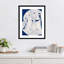 «Paper Sculpture Abstract» par Little Dean, reproduction d'art encadrée sur bois-100477741-100477746
