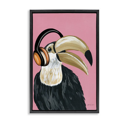 Toile flottante Toucan & Music