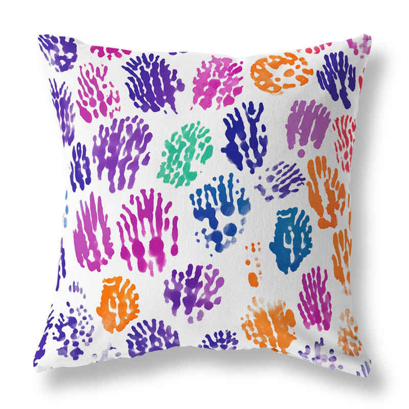Coussin Artful Strokes, H 16 po x l 16 po, Broadcloth