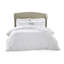 Couette blanche en microfibre très grand / très grand 21 avec taies décoratives assorties et tissu de style courtepointe lavable à la machine-118740053