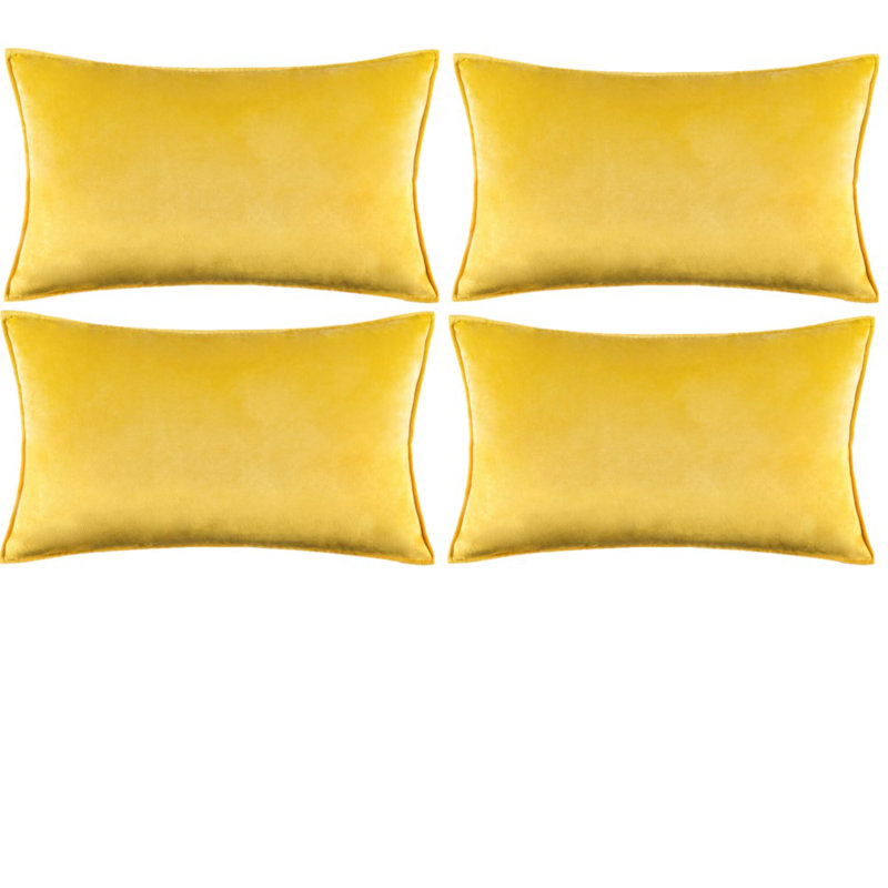  Coussin réversible, Jaune