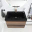 Meuble-lavabo mural simple avec comptoir Frediana