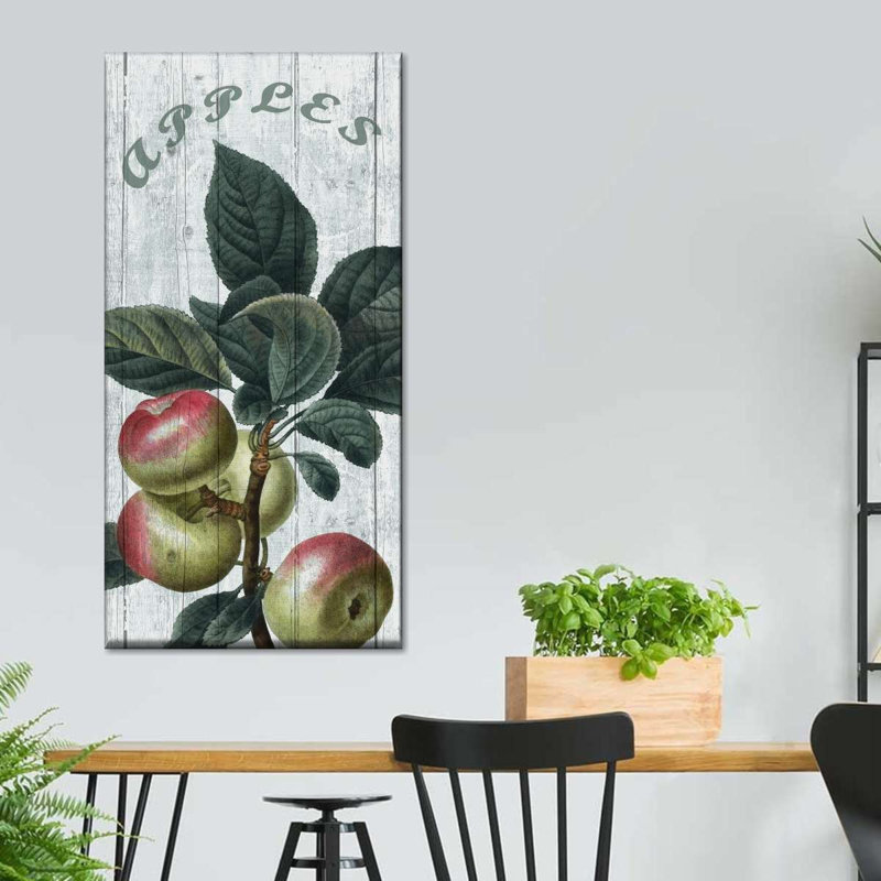 " Fresh Apples " by Tom Timber, 24" H x 12" W x 1.25" D