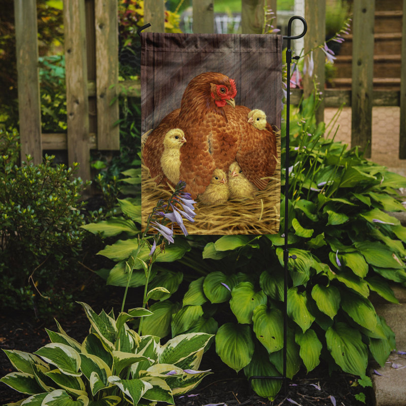 Fast Forward Double Sided 15'' H x 11'' W Polyester Animal Garden Flag