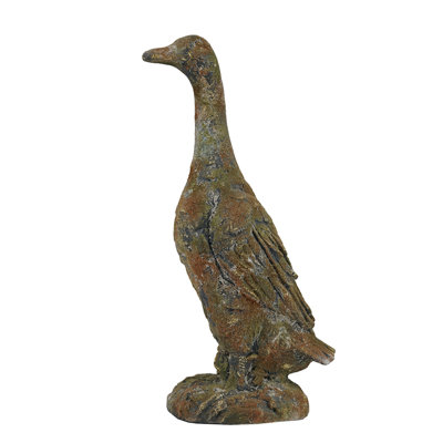 Farmhouse Duck Figurine, Garden Sculpture Decorations