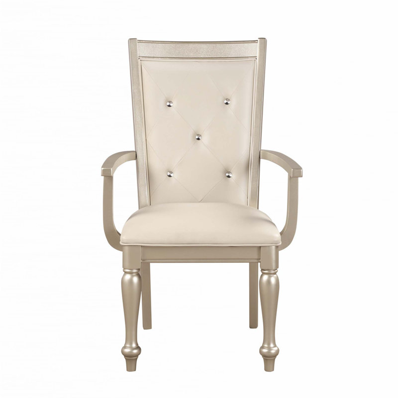 Ensemble de fauteuils à accoudoirs argentés 2 pièces