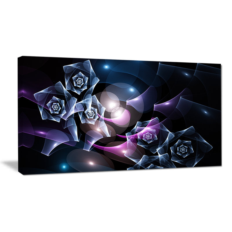 « brillante bouquet of magnifique roses », impression sur toile tendue, H 16 po x l 32 po x P 1 po