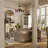 78.9'' H 5-Layer Corner Bookcase With Glass Doors