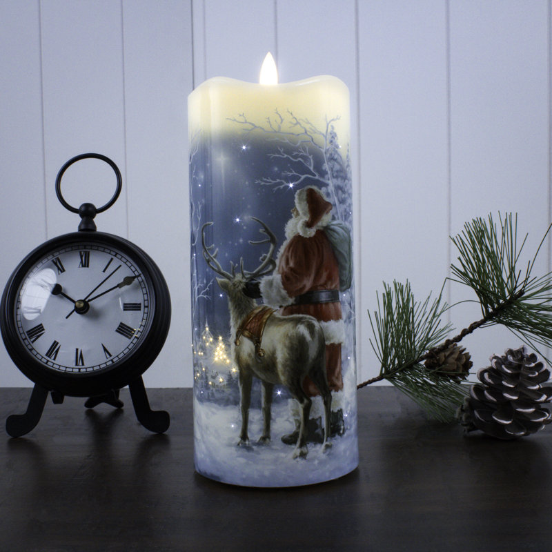 Bougie en fibre optique Starry Night
