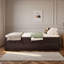 Lit plateforme avec lit gigogne, 2 tiroirs et multiprise-52228617-52228612