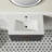 Floating Single Vanity With Ceramic Sink-1855255053