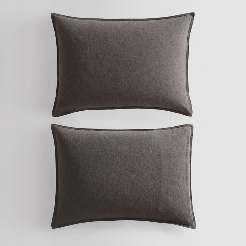 Melange 100% Cotton Standard Comforter Set, Chocolate Brown, Queen Comforter + 2 Standard Pillowcases