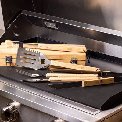 Bamboo Grill Utensils Set