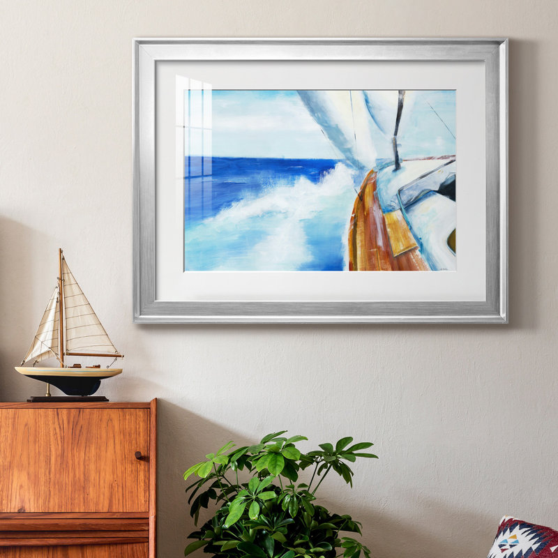 «Heeel On A Sunny Day», reproduction d'art sur papier, H 22 po x l 30 po x P 1 po, Encadrement argenté