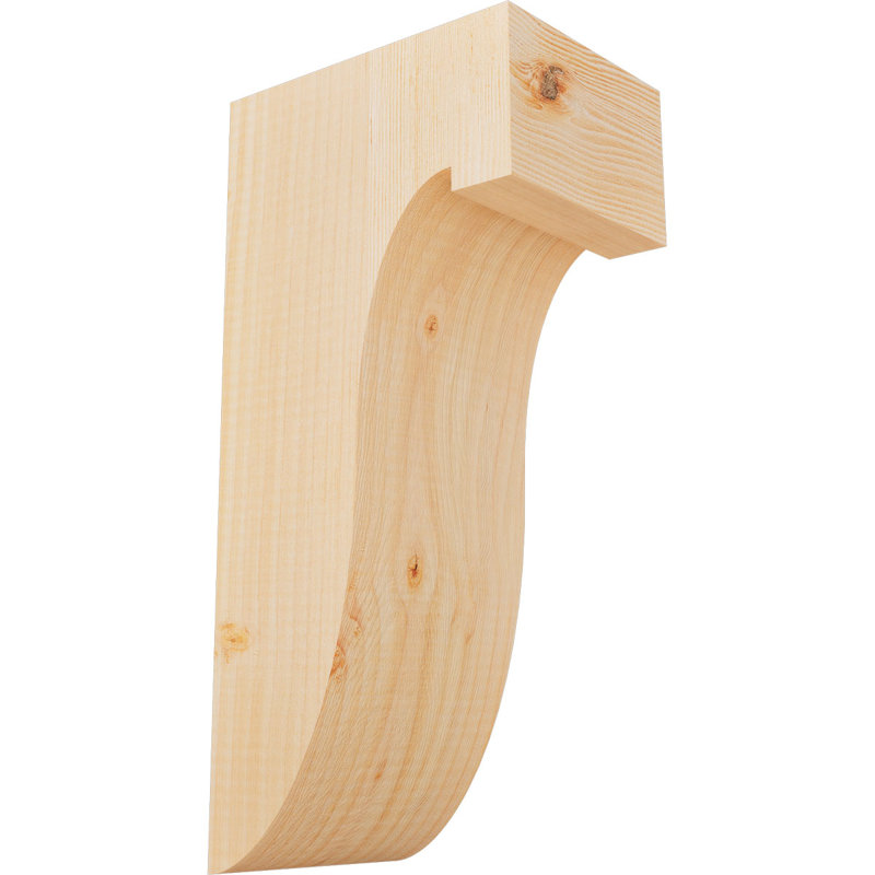 Del Monte Corbel, H 16 po x l 5,5 po x P 8 po, Sapin de Douglas, Lisse