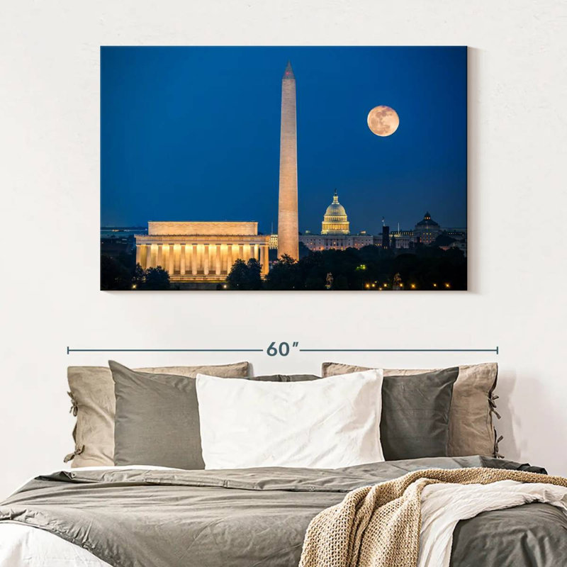 Lilie Washington Monuments, 34" H x 51" W