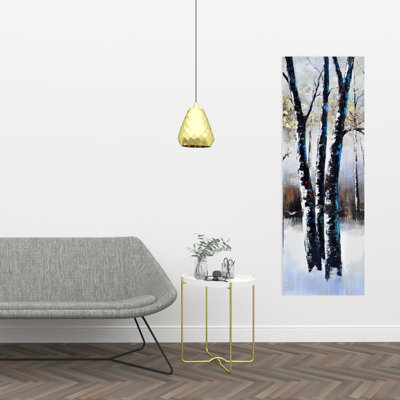Toile givrée | Décor contemporain de paysage contemporain