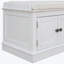 Banc de rangement avec 4 portes et tablettes réglables-1555636905