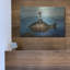  «Fish Submarine» par John Hovenstine, art mural en métal, 16 po x 12 po