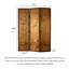 Paravent de salon en bois massif Song Dynasty Aesthetic