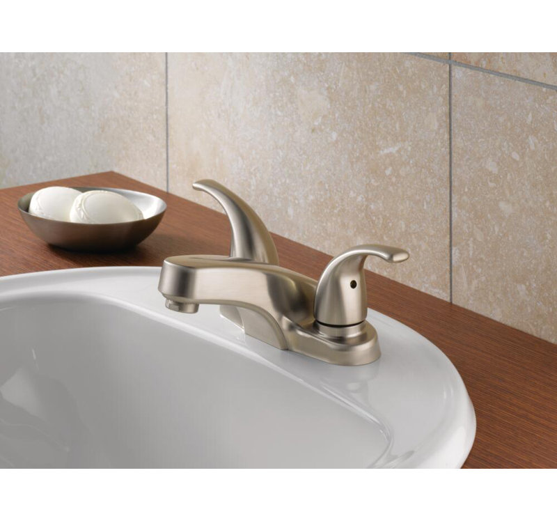 Centerset Bathroom faucet with Drain Assembly