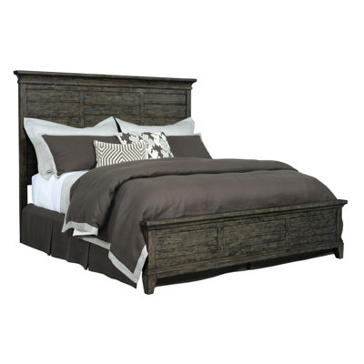 Caliya Solid Wood Panel Bed