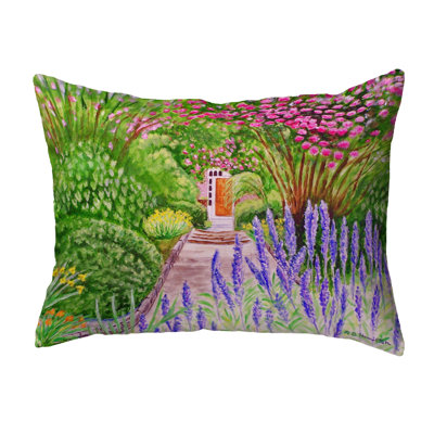 Garden Outdoor Reversible Throw Pillow