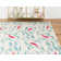 Washable Abstract Indoor Rug