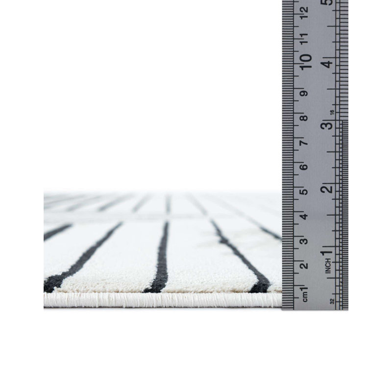Kanoi Geometric Indoor Rug, Square 10'