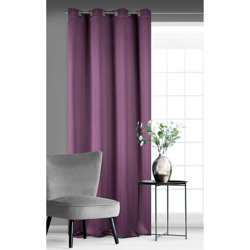 Blackout Curtain Single Panel, Purple