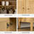 Farmhouse Storage Cabinet With 4 Doors-1370497689