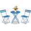 2 - Person Steel Patio Dining Set Round Table-55409712