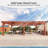  12' x 20' Cedar Pergola with Trellis Roof, Weather-Resistant Supports & Anchoring Stakes, Brown-1480932139