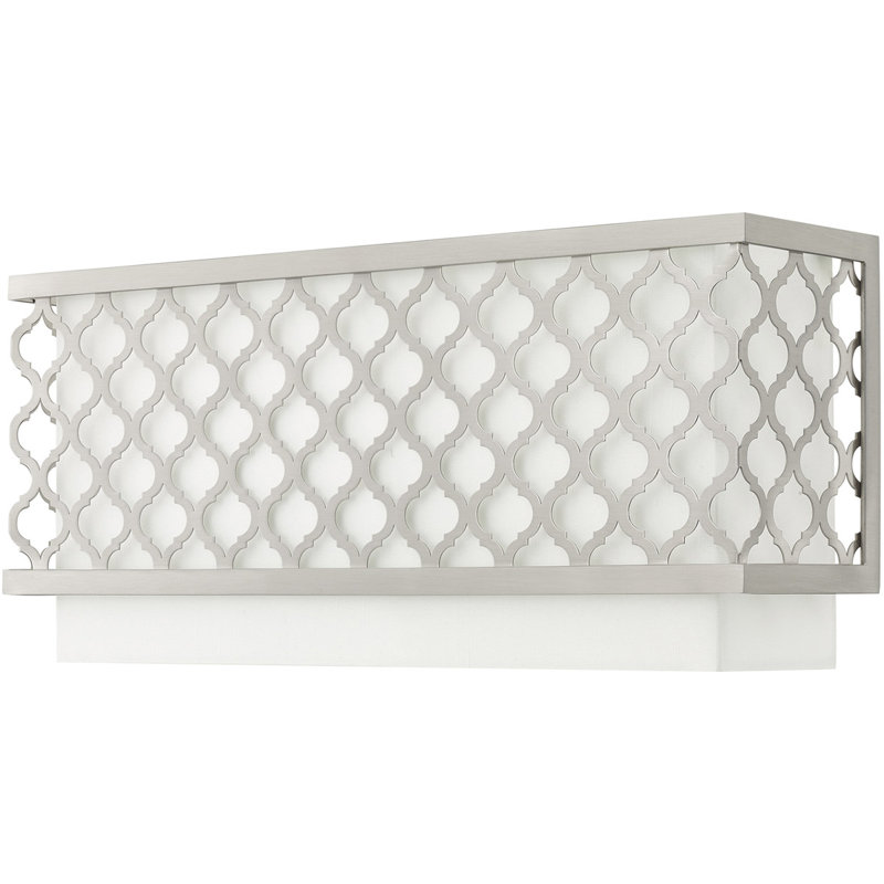 Plafonnier encastré à intensité variable à 2 lumières Mance, Or doux, H 7 po x l 10 po x P 18 po