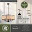 Luminaire suspendu tambour 5 lumières Amoriah