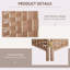 Paravent 4 panneaux Homcom-111901490