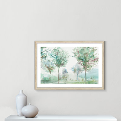Paysage délicat - Art encadré autoportant