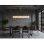Bernhilde 1 - Modern LED Crystal Twisted Bar Chandelier – Adjustable Silver Ceiling Light-300464171