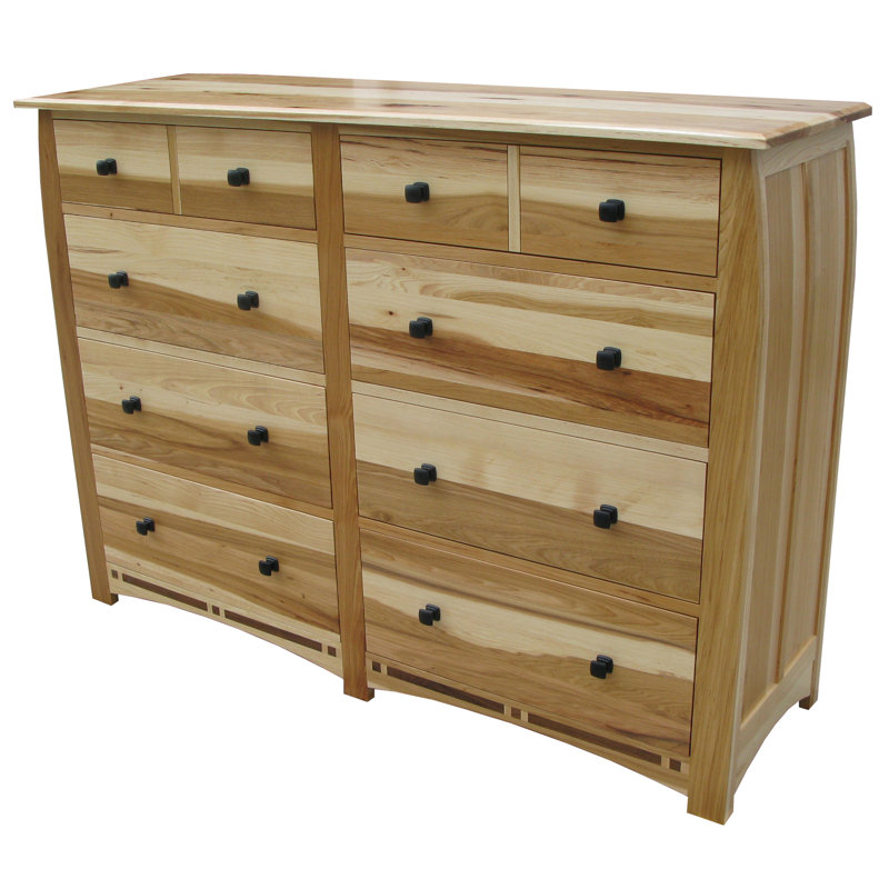 Asdsit 8-drawer Solid Wood Double Dresser