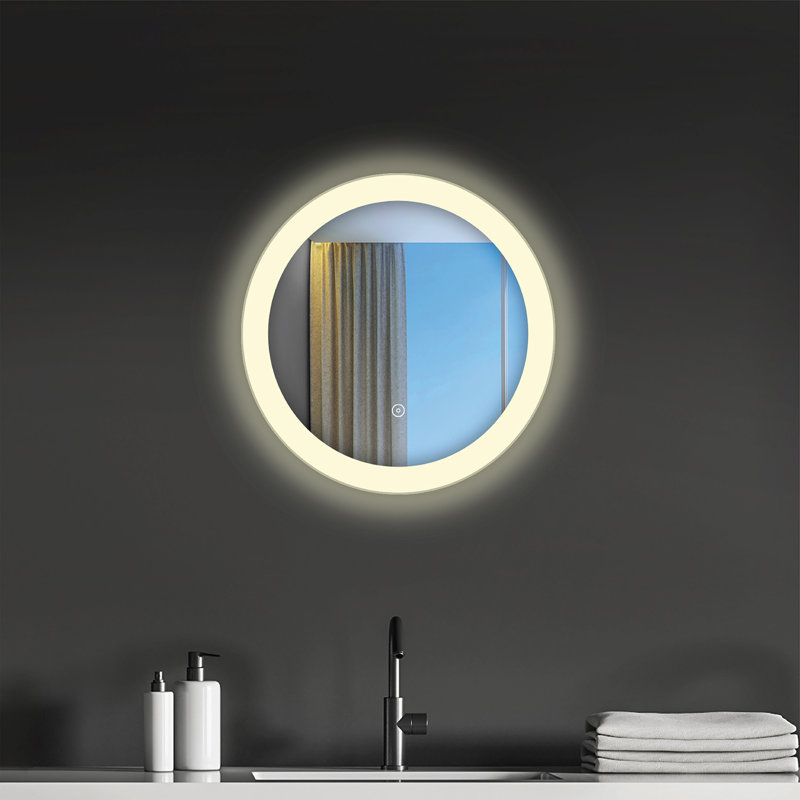 Wataga Flat Wall Mirror, 18" x 18"
