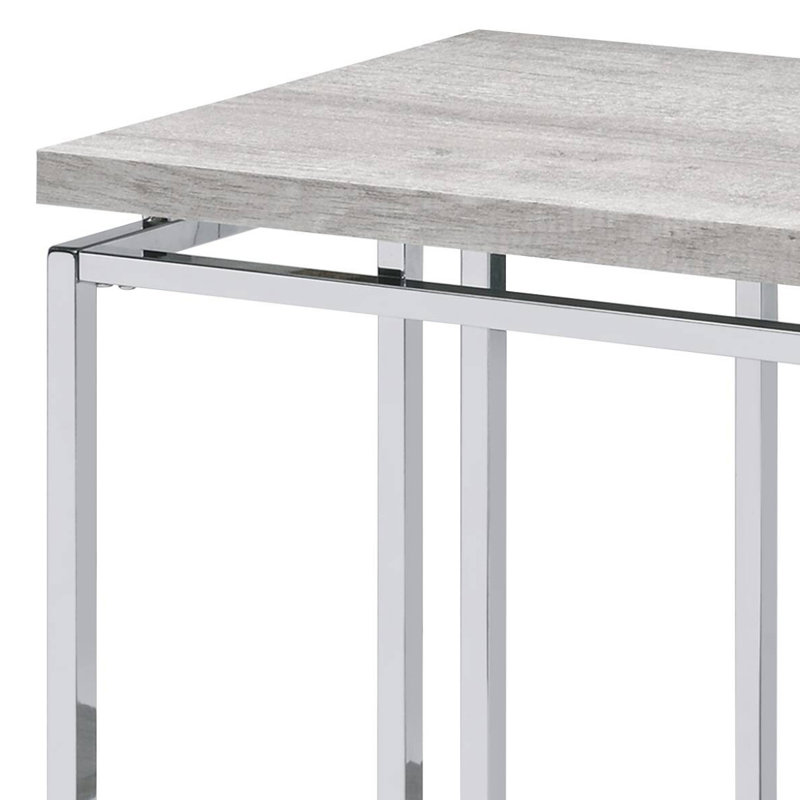 Console de salle à manger en chêne naturel moderne 1 pièce