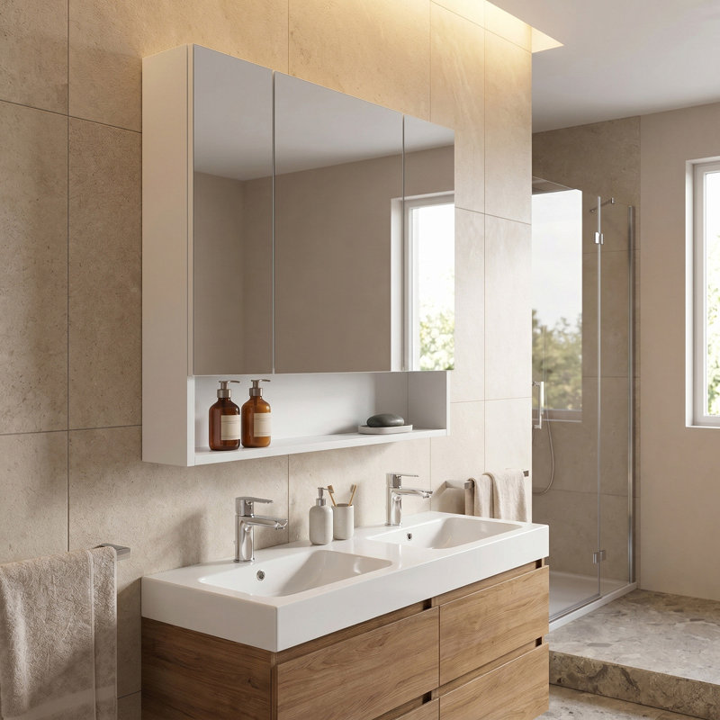 Bathroom Mirror With Storage