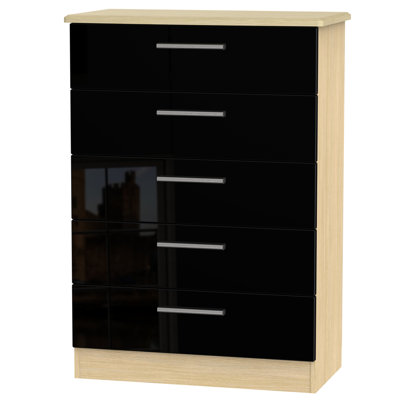 Fully Assembled Yvette 5 Drawer Chest
