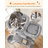 Cat Tree with 13 Scratching Posts, Multi-Level Plush Cat Condo-1147748503