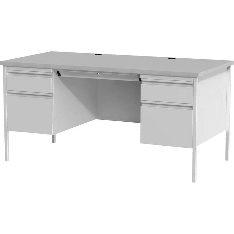Metal Base Computer Desk