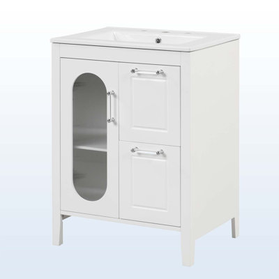 Diavionne MDF Board & Ceramic Bathroom Cabinet