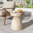 Outdoor Ponti Travertine Side Table-703226695